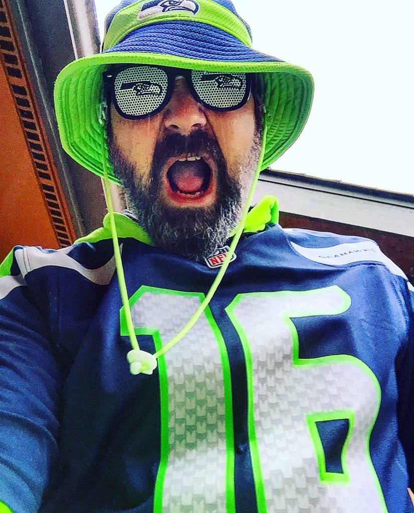 The day before!! Repping <a href="/TDLockett12/">Tyler Lockett</a> hoping he has a big day and brings me luck in the fantasy playoffs! #GoHawks