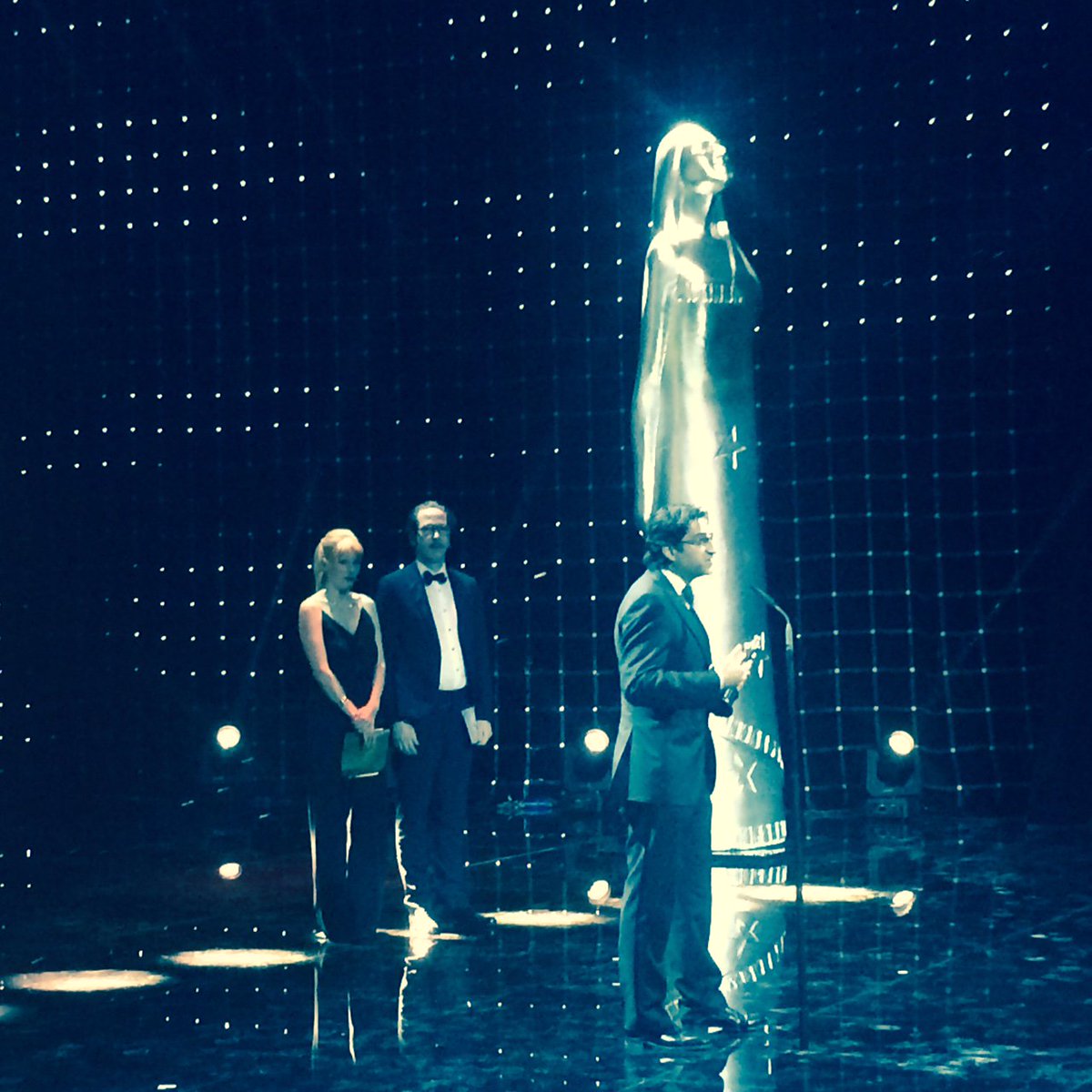 EuroFilmAcademy's tweet image. Asif Kapadia: "The aim of AMY was to show who she really was, the real girl behind the star! Thank you" #EFA2015