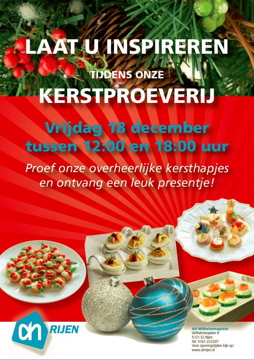 U komt toch ook vrijdag <a href="/ah_rijen/">Albert Heijn Rijen</a>