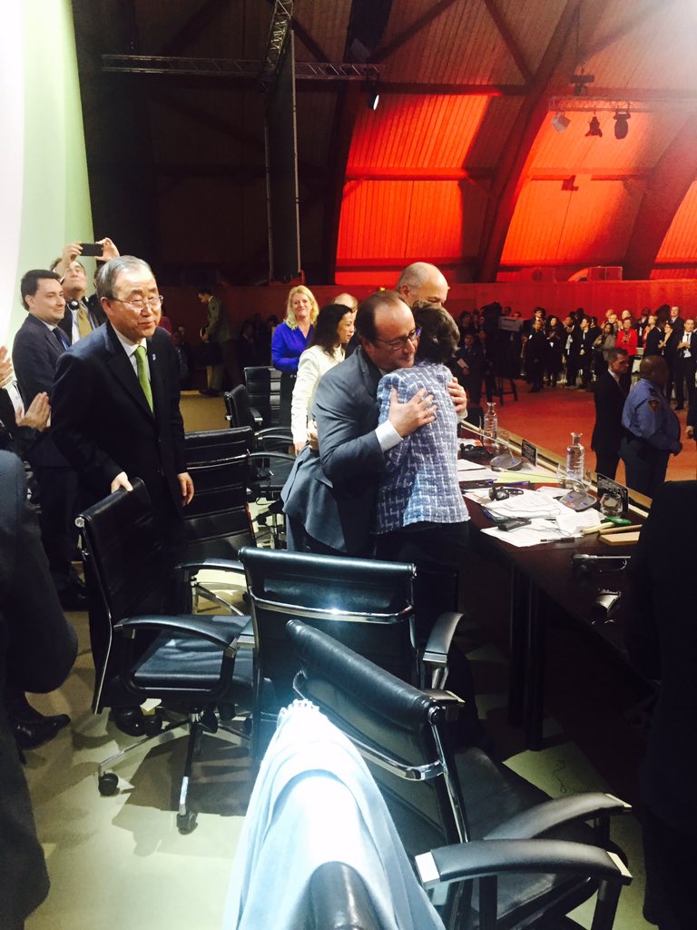 Thank you President <a href="/fhollande/">François Hollande</a> for believing in, guiding &amp; setting a high bar for the #ParisAgreement #COP21