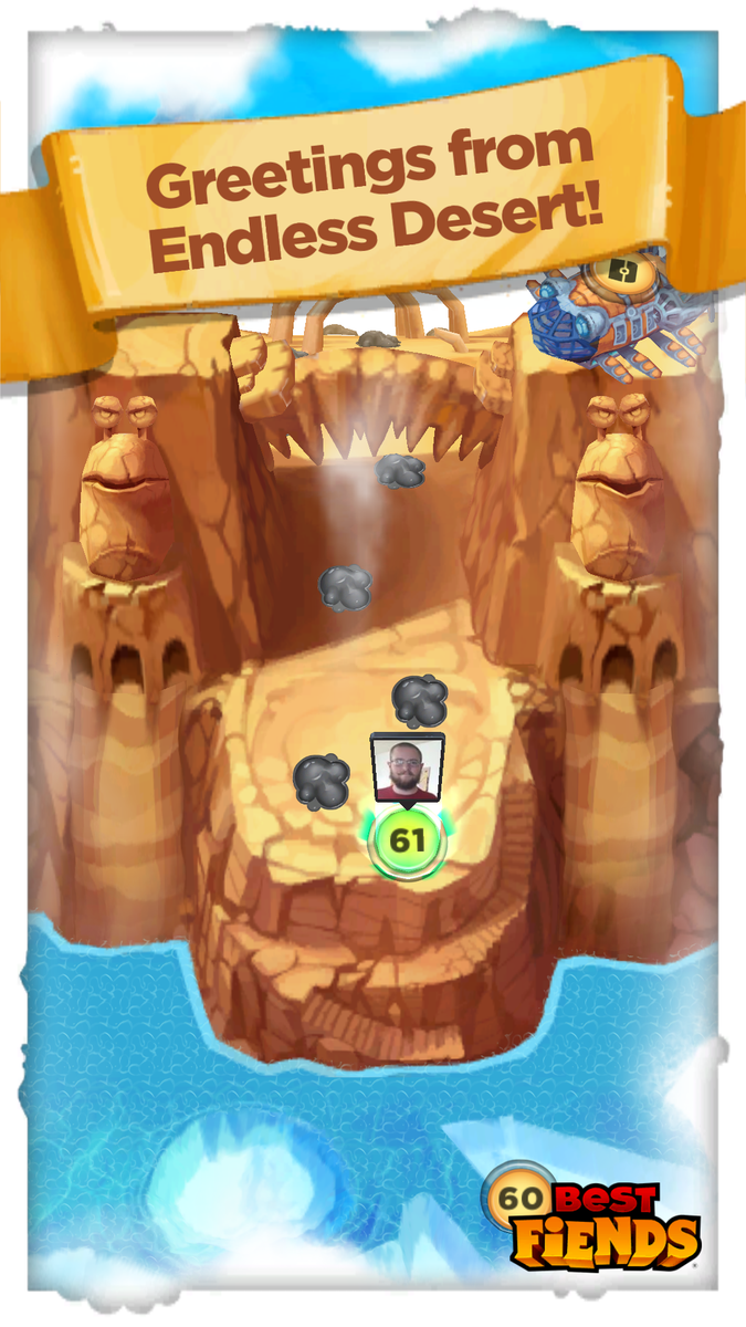 Mrhobbit93's tweet photo. Gate Opened! Bring on the Endless Desert in #BestFiends - Download FREE - https://t.co/A0OEHaVQJh via @bestfiends https://t.co/2Qz8HLKWEE