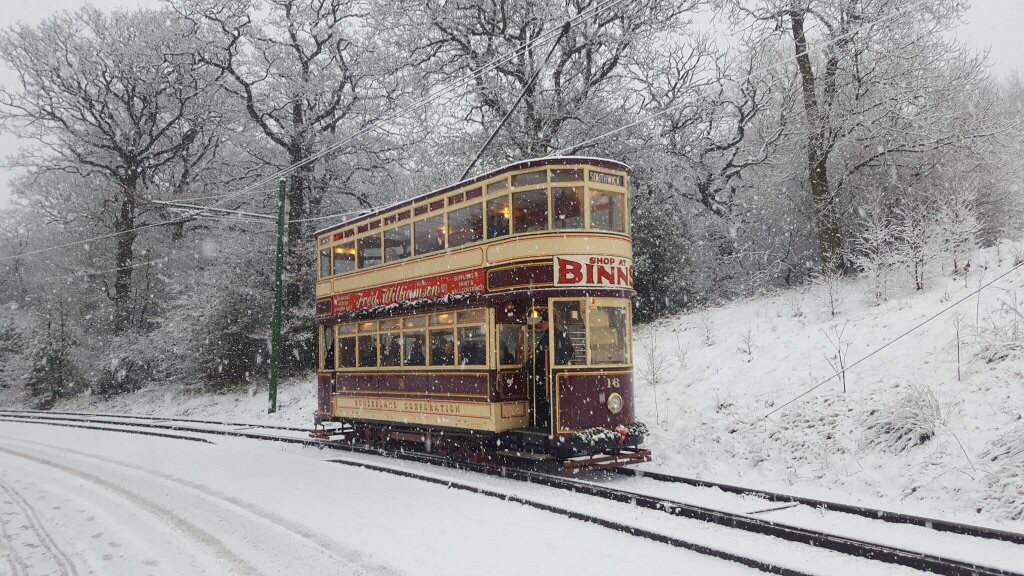 Proof that there ain't no snow scene like a <a href="/Beamish_Museum/">Beamish Museum</a> vintage snow scene! Great photo by <a href="/TooMuchTyne/">Steff</a> ☃