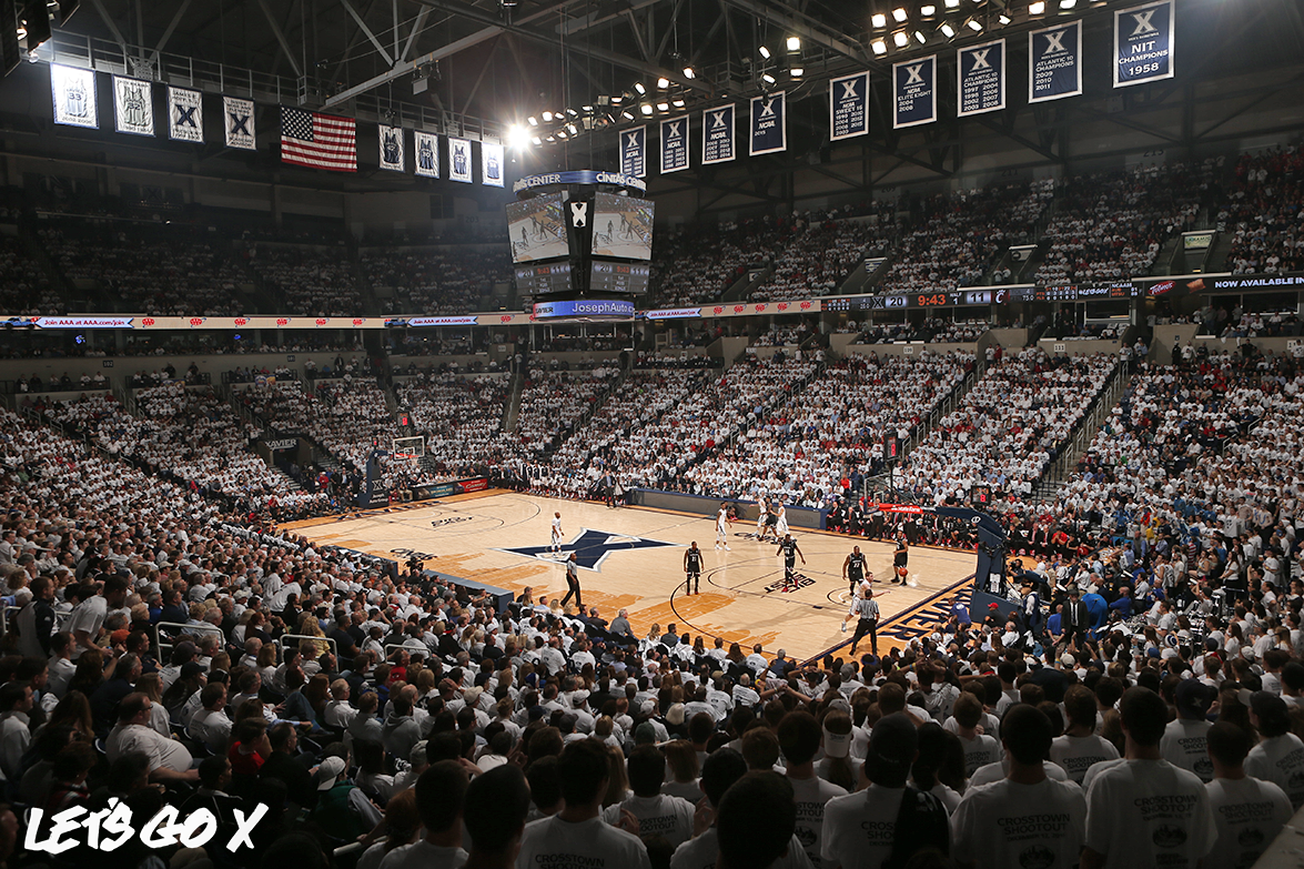 XavierGameday's tweet image. Cintas Center has never looked better. 

A new record crowd of 10,617 on hand for today's #CrosstownShootout.