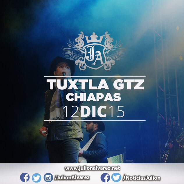 NoticiasJulion's tweet photo. Hoy! Primera de dos presentaciones en Tuxtla Gtz, Chiapas!!! https://t.co/R2Q2hyJx66