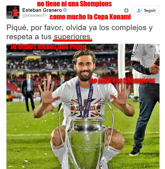 Llourinho's tweet photo. Parece que Granero desde que se retiró del fútbol es humorista. TOP https://t.co/9JumRj2ZR2