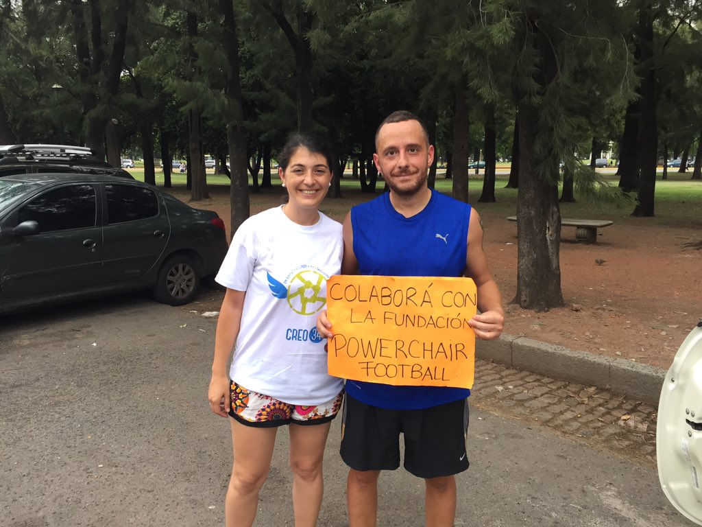 protagonistas24's tweet photo. @sommelierdecafe ya se sumó a la causa! Vos que estás esperando? 24 sillas de ruedas y 6 camionetas @PowerchairFA https://t.co/v3YR7jMQ9o