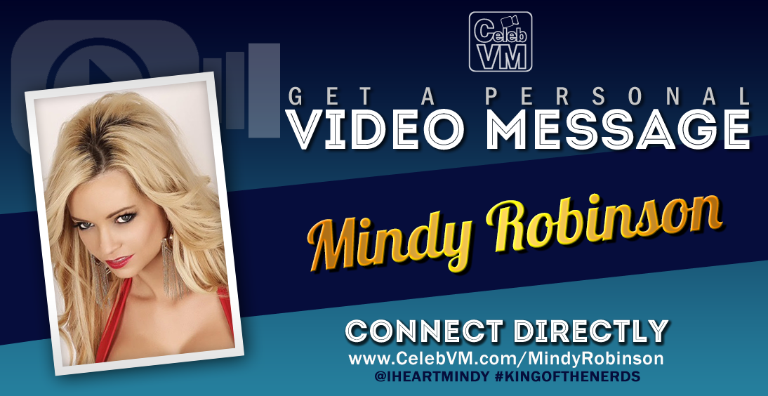 hiyamessages's tweet photo. Mindy Robinson Personal Video Messages https://t.co/QScNZ9HryU @iheartmindy #KingoftheNerds https://t.co/dGJ0i9jBa2