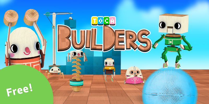 tocaboca's tweet photo. Want some weekend fun for you & your little one?๐ #TocaBuilders is free on the @appstore! https://t.co/rxhKCsNumm https://t.co/MGfzLLh9sk
