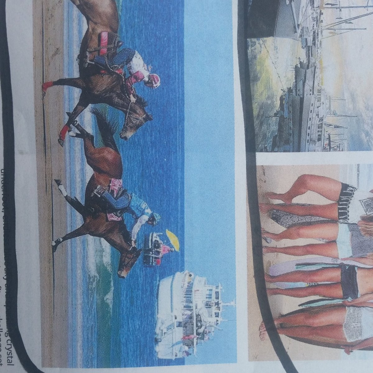 beachracing1's tweet photo. The Sunday Mail featuring The Mackay Airport Beach Horse Racing Festival #mackaypride #thisisqueensland @lizcantor https://t.co/hKyfFQ4tDs