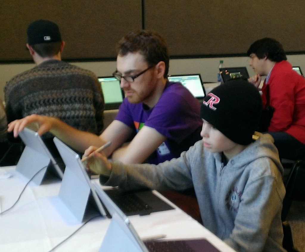 asprung's tweet image. Thanks to @MassCSSparks @MSNewEngland &amp;amp; @museumofscience for getting my kids started coding! #CSEdWeekma