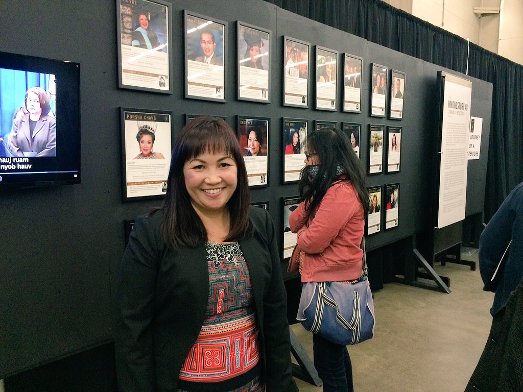 TVAuroraDiaz's tweet photo. What an honor to attend the @Hmongstory40 grand opening. A must see! #abc30insider #Hmong #fresno https://t.co/rBrkNXywMd