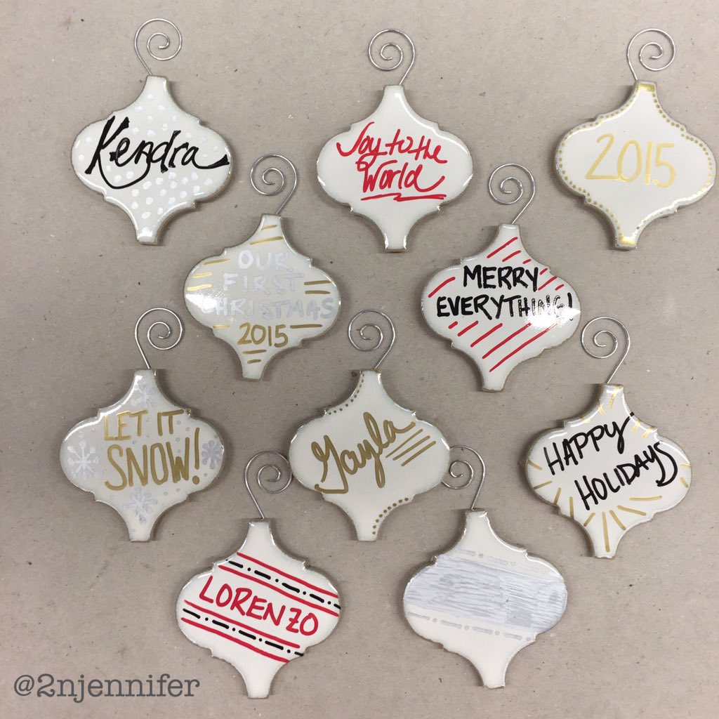 And we have super cute personalized ornaments!!