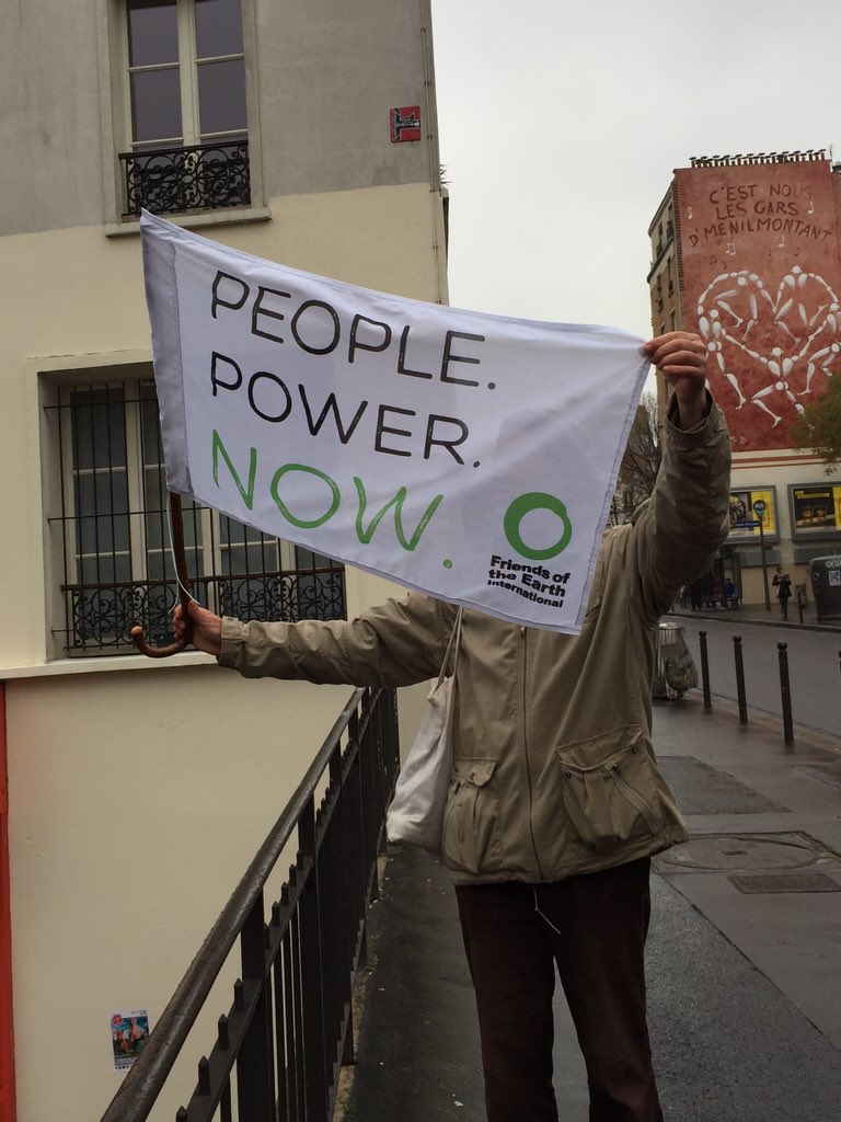 BEELDSTERN's tweet photo. Climate justice peace #cop21 https://t.co/S1OAWVxQk0