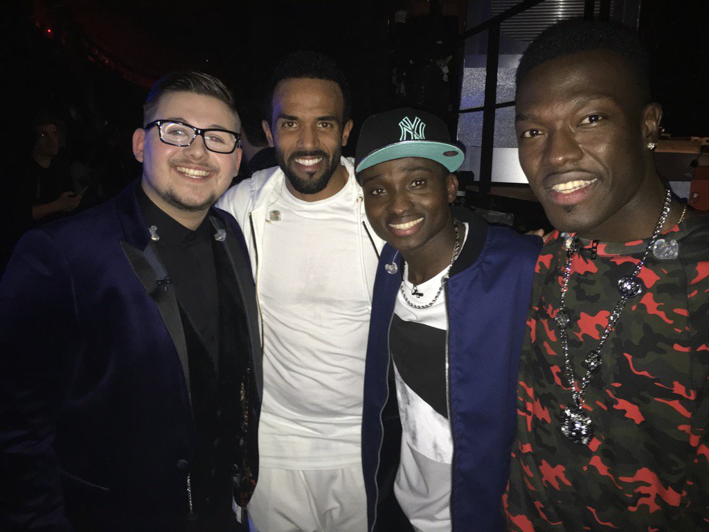 CraigDavid's tweet photo. So sick performing with @ReggieNBollie ! @CherylOfficial @TheXFactor Thank you so much! #XFactorFinal https://t.co/qJQnlZLD0b