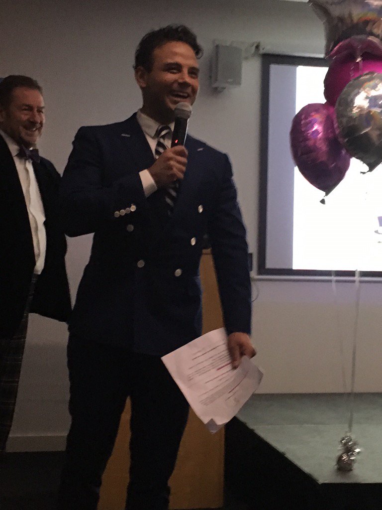 SusanMcGhee123's tweet photo. And now it's time for @ryanjamesthomas to start the awards ceremony #bertramawards @BertramNG https://t.co/HOPPyIYPzc