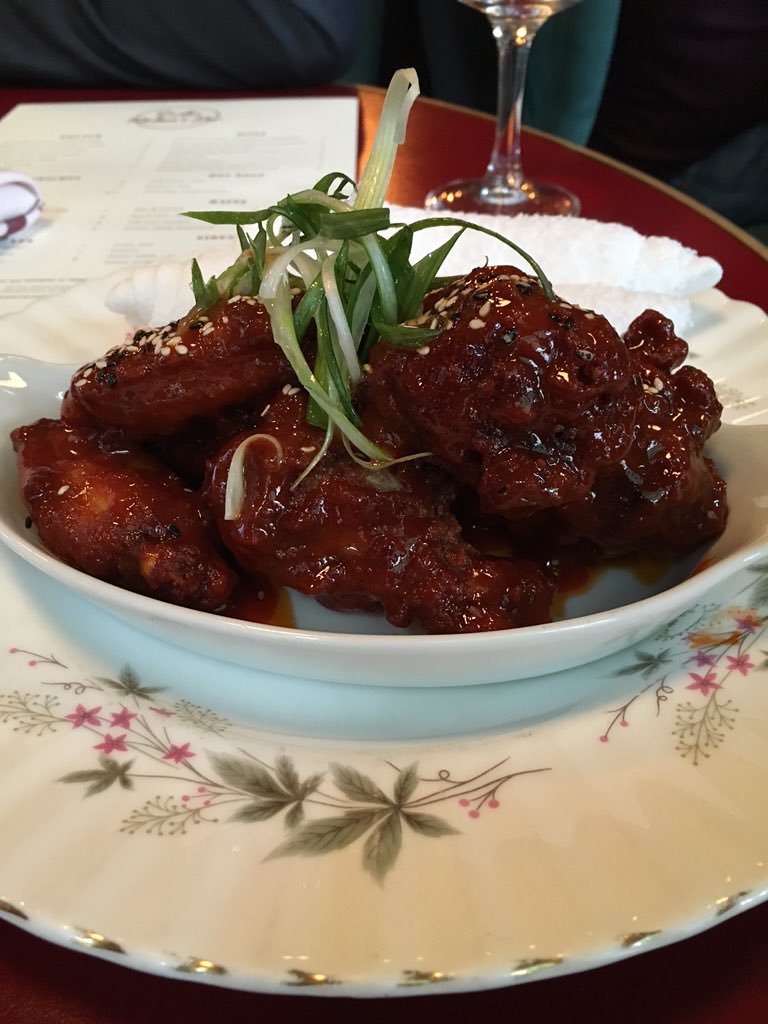 Winging it! Honey fried chicken time #eeeeeats