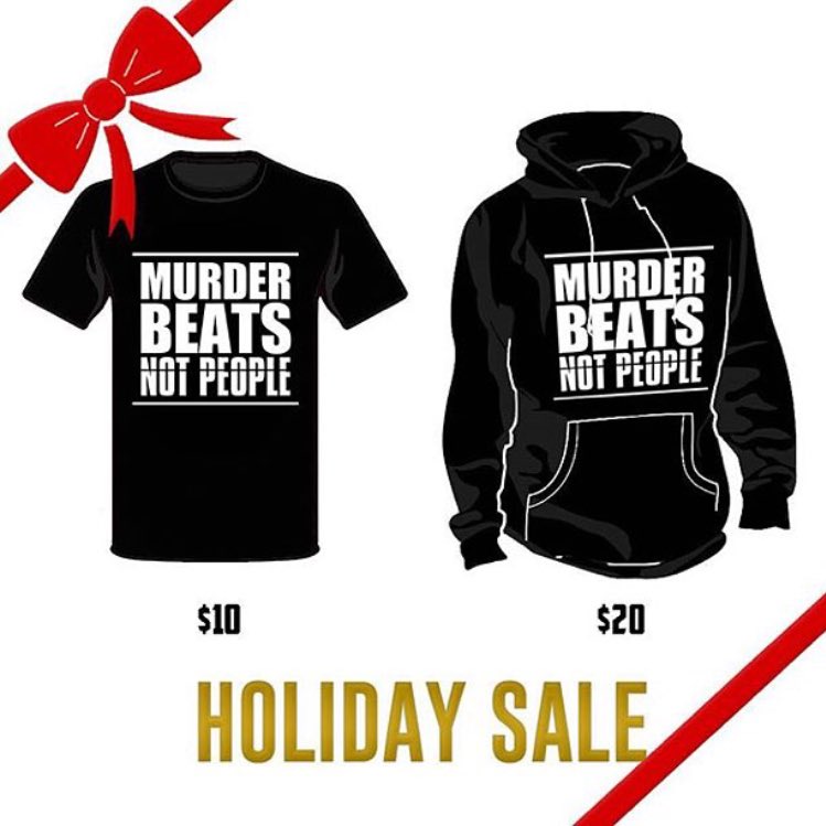 PlayStreetInc's tweet photo. 12 Day Holiday Sale through Christmas Eve!
Shop: https://t.co/RxEWmWXCkt

#MurderBeatsNotPeople https://t.co/8HsAtBLuKP