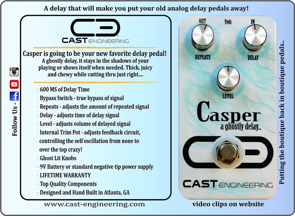 castengineering's tweet image. We made it to the twitters! Let's do this! #Boutique #geartalk #castengineering #doyouhaveyours #pedals #effects