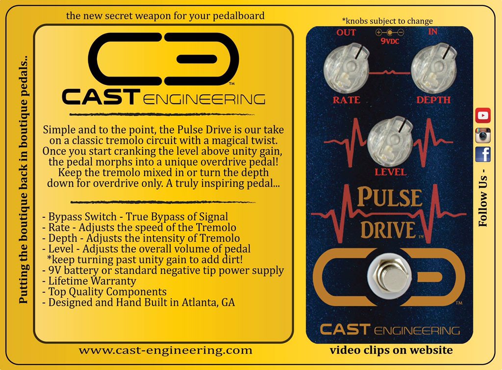 castengineering's tweet image. We made it to the twitters! Let's do this! #Boutique #geartalk #castengineering #doyouhaveyours #pedals #effects