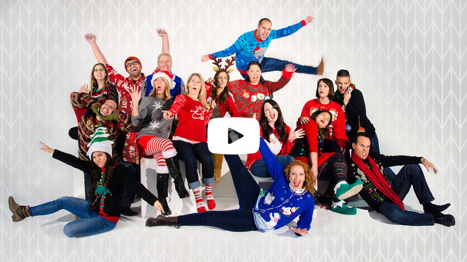 bdagencysocial's tweet photo. Some things surpass tacky & go straight to trendy. Vote for your favorite #trendsweater: https://t.co/R9HiODrwOf https://t.co/6V263MUCzY