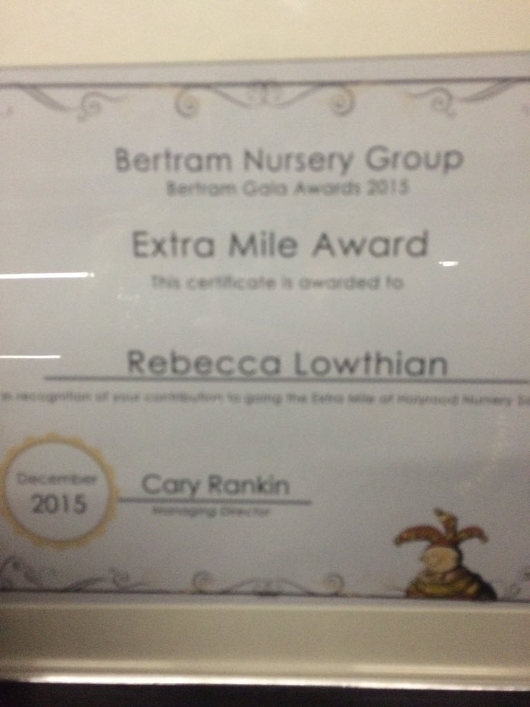 2010bec's tweet photo. I won the extra mile award @BertramNG @HolyroodSalford #BertamAwards https://t.co/luPTx7ZMDY
