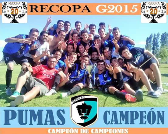 G20Interliga's tweet photo. #RecopaG PUMAS CAMPEON! Venció por penales a Champagne luego de igualar en la final 2 a 2... https://t.co/fuoi5JcHg9