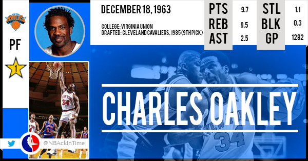 Happy Birthday Charles Oakley !    