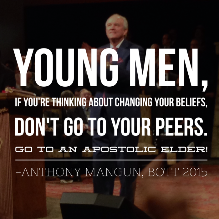 UPCIMen's tweet photo. #DearYoungMan: Remember that your elders are there for a purpose. https://t.co/HnCw7QUMbh