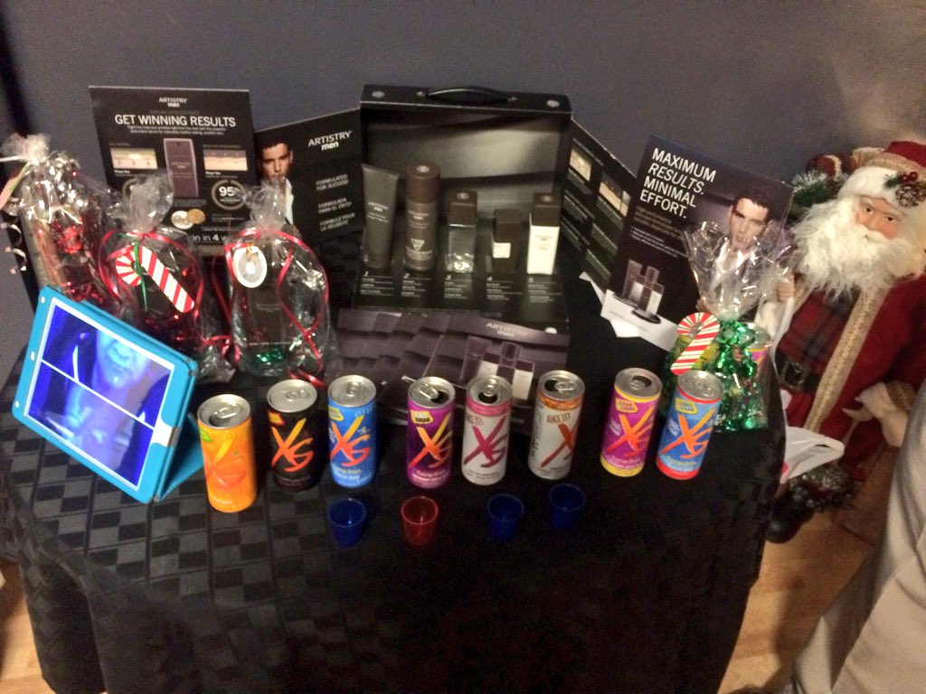 MMPJonE's tweet photo. Artistry Men's skincare and XS Energy Drinks… perfect combination!!! w/ @MMPBob &amp; @EstremeraKmmp https://t.co/195CIpLo1B
