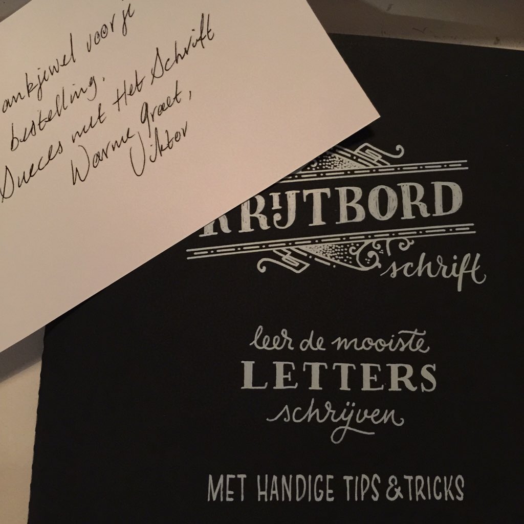 justmarieworld's tweet photo. Leuk! Het krijtbordschrift van @chalkboard is binnen! Mét Just Marie (@justmarieworld) erin! Aan de slag! https://t.co/K8sE7w9UTp