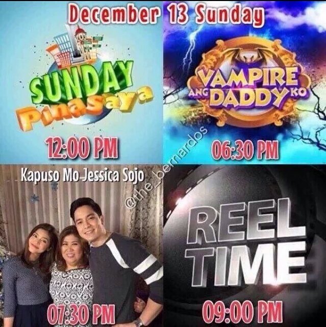 ETO PONG ANG MGA TIME..

ALDUB ON SPS
ALDUB ON VADK
ALDUB ON KMJS
ALDUB ON REEL TIME

#ALDUBOnSPS