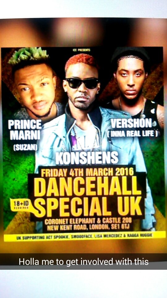 Nichy_Nich's tweet photo. If you would like to be a promoter for #DancehallSpecialUK holla at @Unruly_Scarz or myself https://t.co/mi58uIRgQt