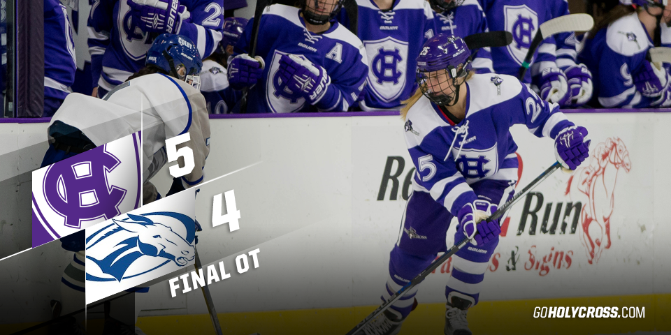 HCrossWHockey's tweet photo. VICTORY!!
The Crusaders come from behind to defeat Colby 5-4 in OT!
#RiseTogether https://t.co/deCzZ0X39X