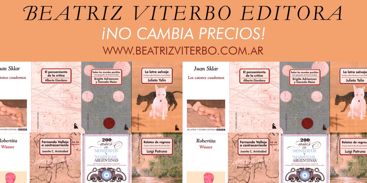 viterboeditora's tweet photo. sin aumentos, todo en la web
https://t.co/3Co9mRdV4G https://t.co/CnylkJdupF