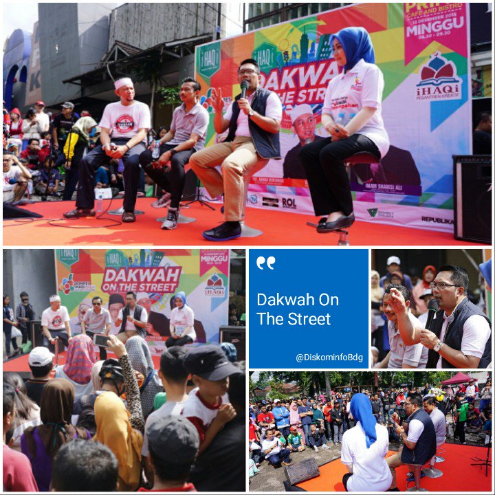 <a href="/ridwankamil/">Ridwan Kamil</a> <a href="/ata_lia/">Atalia Praratya</a> <a href="/ShamsiAli2/">Imam Shamsi Ali</a> <a href="/erickyusuf/">erickyusuf</a> menghadiri <a href="/ihaqionline/">Dakwah Kreatif</a> "Dakwah On The Street" di CFD Dago (13/12)