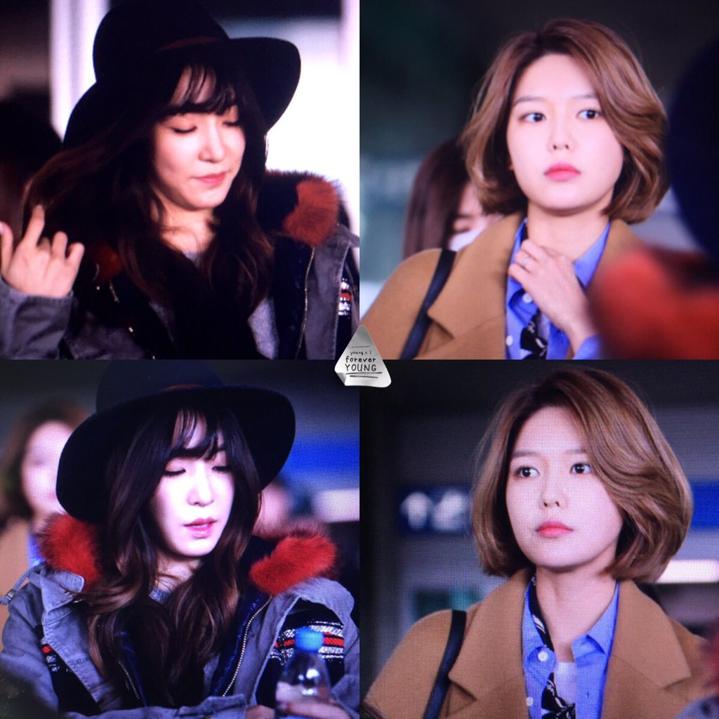 [PIC][13-12-2015]SNSD trở về Hàn Quốc vào sáng nay CWE3uZeUkAAAchX