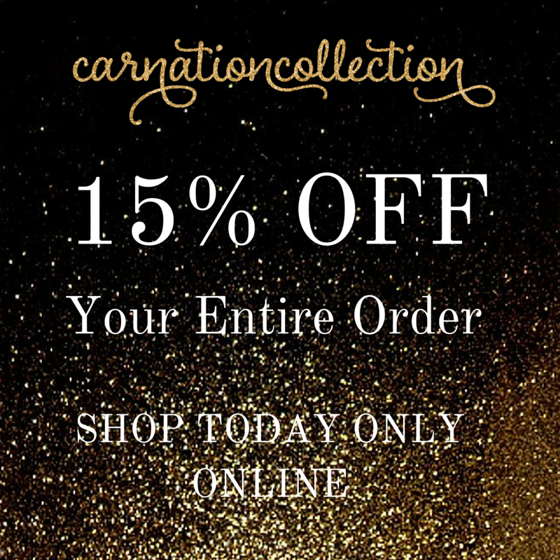 PhiMuCarnColl's tweet photo. 15% off your entire order, today only! #carnationcollection https://t.co/BOW7iB9Ybc
