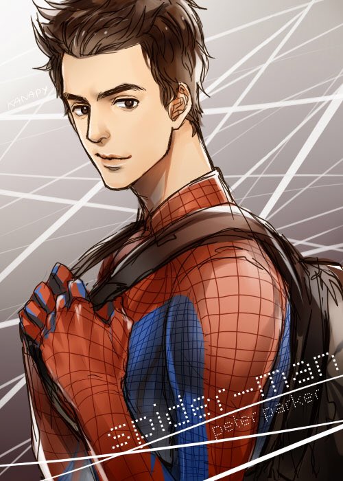 Peter parker anime tim burton  starryai