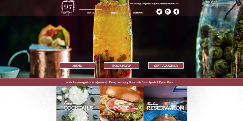 BookaServiceCo's tweet photo. #BaSCoDirect #97social Newcastle Cocktail & Gastro Bar, Happy Hour x2 5-7pm/9:30-10pm https://t.co/5bTTcgRHUt https://t.co/fBCUE9pDrn