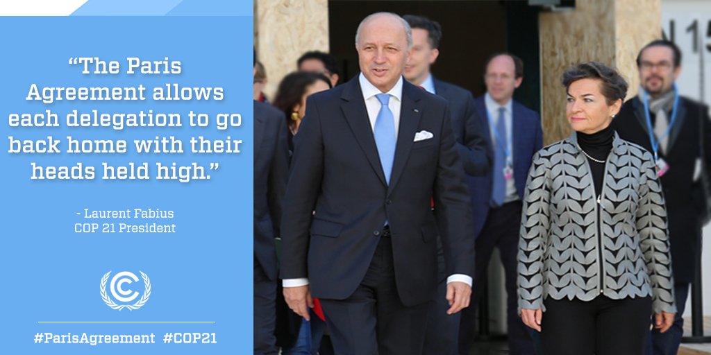 .<a href="/LaurentFabius/">Laurent Fabius</a> on #ParisAgreement: “Our responsibility to history is immense.” bit.ly/ParisAgreement  #COP21