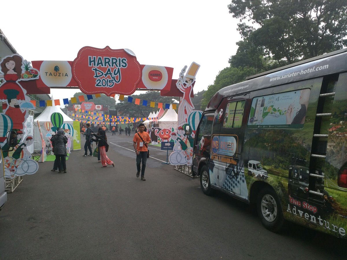 Crew OBVan kita jg ikut memeriahkan HARRIS DAY 2015 loh, yuk mampir ke Lap.Pussenif <a href="/HarrisCTlinkBdg/">HARRIS Hotel Bandung</a>