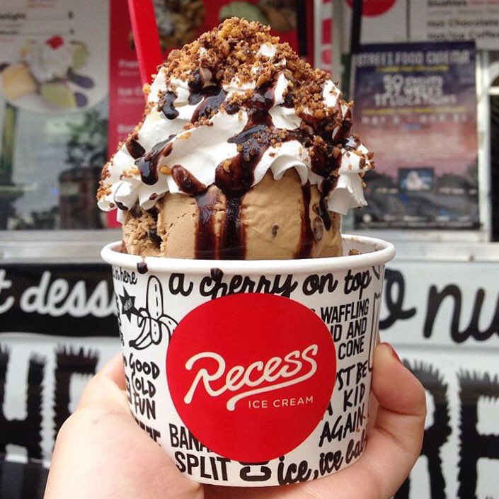 There's always room for some <a href="/RecessTruck/">Recess Truck</a> ice cream ❤️ find them in front of <a href="/BaitMeCom/">Fancy sneakers</a> until 6p today!