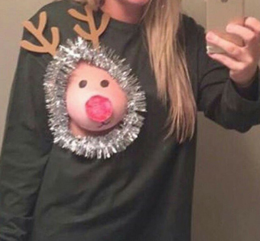 bootyIovers's tweet photo. When ugly sweater party ends at midnight, but hoeing starts at 10pm https://t.co/G4DJmapWdh