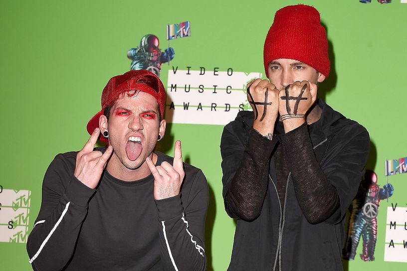 fusetv's tweet image. .@twentyonepilots have created a pop empire. @mariasherm explores their #2015Breakout: on.fuse.tv/1Q3SaBe