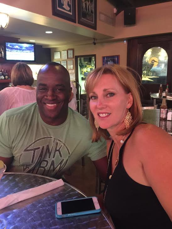 Watching college football with Members Wife Shelly after a day of nookie no...