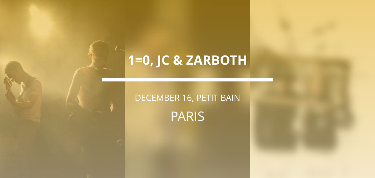 Concerts_Paris's tweet photo. 🌟 Zarboth, JC &amp; @unegalzero, 16 Décembre. Réserver une place: https://t.co/ttiEgkGbNp https://t.co/0z1reNLMEk