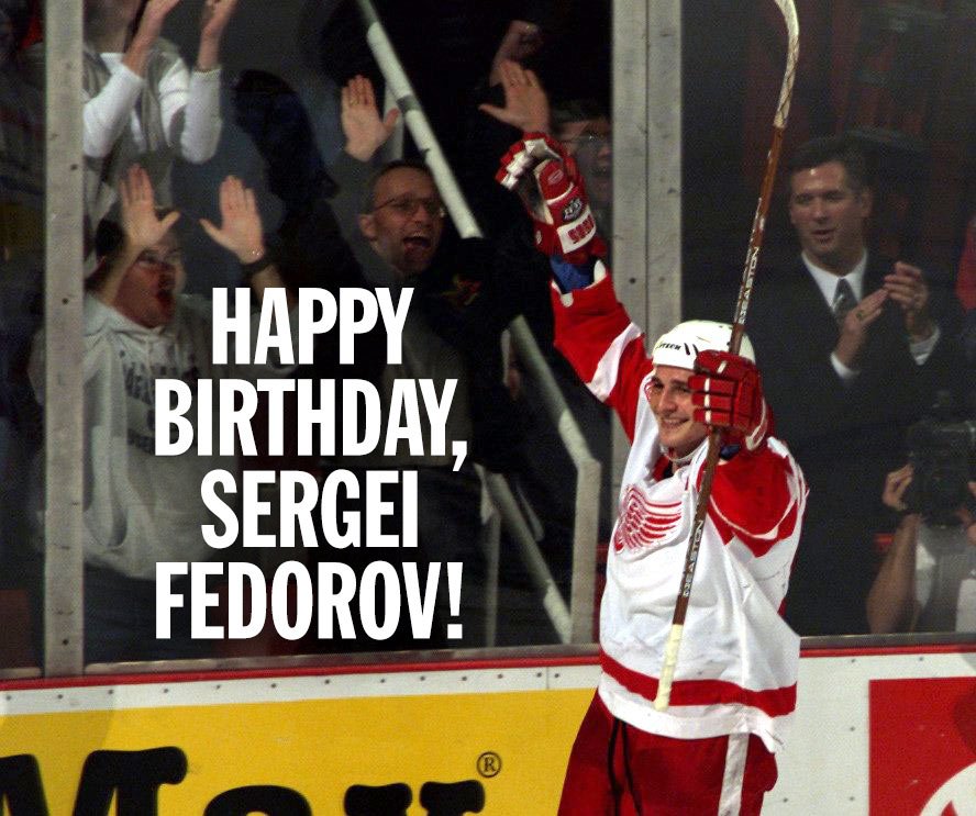 Happy birthday, Sergei Fedorov! 