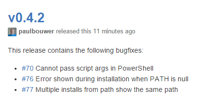 scriptcs_svm's tweet photo. svm 0.4.2 release. A number of bugs have been fixed. https://t.co/J9mhNxhta3 //@scriptcsnet https://t.co/mq0NsUKVti