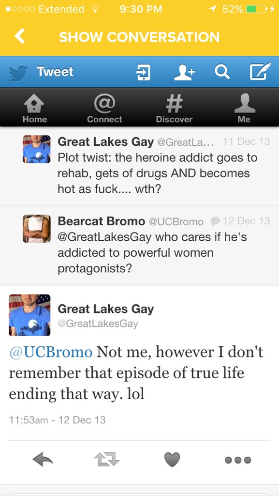 GreatLakesGay's tweet photo. He may be an asshole but he's my asshole, and I wouldn't want it any other way. #Throwback  #FirstInteraction 👬❤️ https://t.co/M5RZQKgZNS