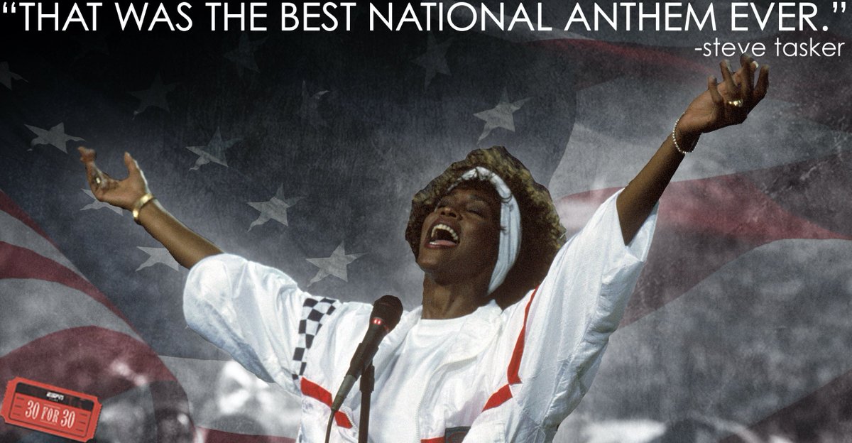 30 For 30 On Twitter Before Super Bowl Xxv Whitney Houston Sang The National Anthem Unlike Anyone Before Or Since Fourfallsofbuffalo Https T Co Kcaplutkqg
